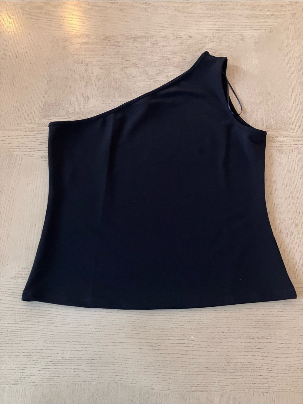 H&M Black One-Shoulder Tank Top